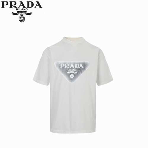 prada 普拉达 25Ss 特种中空刺绣短袖T恤 采用32支双纱 260克重面料 进口针织针梳棉进行制作，厚度适中，有垂感又有轮廓型，上身就是一个舒适！！对微
