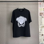 C30 versace 范思哲 300高克重 高端印花工艺 独家专供新款原单男士休闲短袖 高端定制 高版本 时尚百搭爆款 进口面料 手感超柔软细腻 穿着亲肤舒适