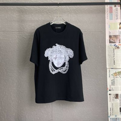 C30 versace 范思哲 300高克重 高端印花工艺 独家专供新款原单男士休闲短袖 高端定制 高版本 时尚百搭爆款 进口面料 手感超柔软细腻 穿着亲肤舒适