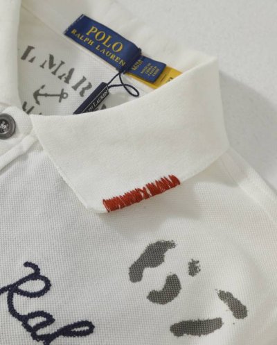 alph Lauren Polo 拉夫劳伦25新款 手工刺绣特别限定款航海船锚Polo衫T恤 超级复杂的制作工艺，水洗，各种印花图案还原，万针刺绣，手工刺绣，各