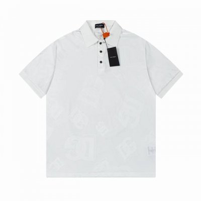 杜嘉班纳Dg 新款布匹提花polo短袖 高品质布匹纯棉洗水手感.条纹清晰.舒适柔软透气 还原特殊工艺带来的潮流 罗纹定制定染 采用高端索罗娜领.三标齐全 非市场