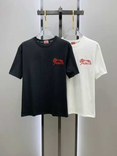 kenzo2025夏季新款短袖T恤，个性艺术系列全网独家首发 百搭款细节处理完美纯棉面料十分精致 原版面料 网红明星同款高版本 高品质手感非常舒服 时尚又个性