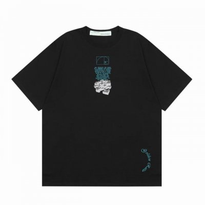 高版本Off-White 字母溶解箭头短袖T恤，永恒的爆款！男女同款！采用定制 克纯棉双纱面料，经典Os版型，不挑身材。德国进口机器高清数码印花，环保级材料，色