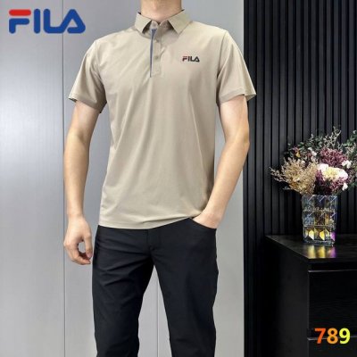 斐乐高品质 轻商务 冰感 无痕 速干 男士polo短袖 立体切割剪裁 经典polo领三粒扣开襟 专业的压胶工艺 智能高温定型领口撞色的双层压胶条设计激光切割平整