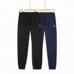 2717#哈吉斯刺绣卫裤长裤 颜色 黑色 深蓝色 尺码 M-Xxl 面料 350G纯棉毛圈