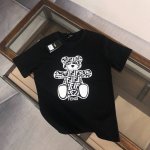 款号:F030 Fendi 芬迪 2025夏季新款圆领短袖T恤！ - 260G双纱纯棉顶级面料 手感柔软 百分百纯棉独家出货 定染硫化黑无尘处理面料 -面料：2