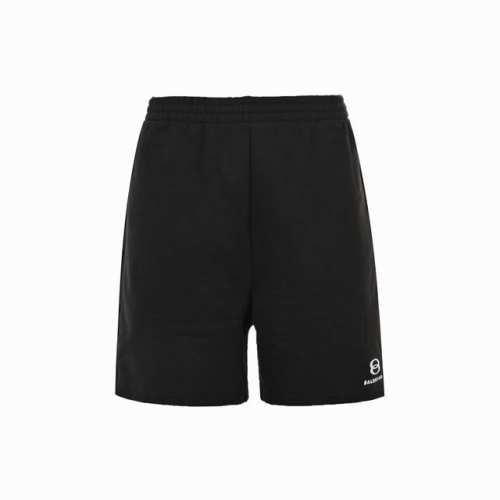 balenciaga 巴黎世家 24Ss 刺绣双环短裤 面料26S精棉鱼鳞卫衣毛圈480克，工艺进口百灵达机台绣花，进口Coats绣花线，原料采用进口“Coat