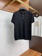 杰尼亚 2025新款男士翻领polo衫短袖 进口面料呈现 轻盈柔软的面料经过成衣染色 营造出优雅纹理 原版定制 进口纱线色染 定制罗纹领口 一体撞色罗纹 经典让