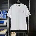 当天到货 现货现配 Louis Vuitton 路易威登 25Ss刺绣Logo短袖T恤 独家首发高定 面料采用260克重双纱精梳棉，定制32支双股螺纹，成衣两遍