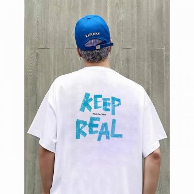 260G重磅纯棉 Adidas Originals 三叶草 Ad Keep Real 短袖T恤 男女同款 半袖 情侣款 面料工艺 1.260G重磅纯棉 100%