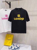 新品 Balenciaga家族男士时装款圆领短袖T恤，贸易公司洋行货，重磅高级心水之物，25年早秋系列，超级明星级Top单品！ 客供埃及进口顶级面料，甄选尼罗河