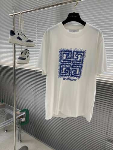 Gvc 2025夏季新款短袖T恤，特色的线绣工艺，个性艺术系列全网独家首发 百搭款细节处理完美240克纯棉面料十分精致 原版面料 网红明星同款高版本 高品质手感