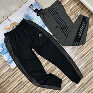 上新 顶配！春夏季新款2025立体裁剪万针刺绣阿迪达斯Adidas三叶草三条杠卫裤机能工装基础大众休闲裤长裤子 高逼格！万针刺绣Logo！阿迪达斯三叶草Adid