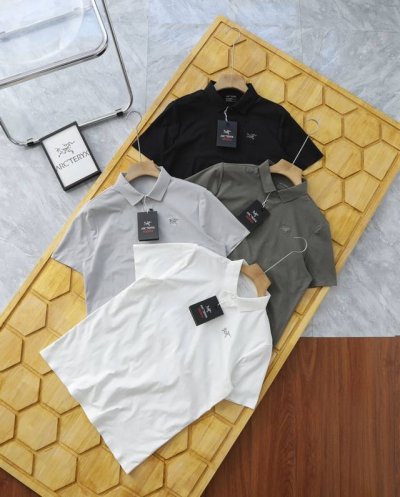 供 Arc'teryx 始祖鸟全压胶功能T恤吸湿速干轻量户外运动登山徒步刺绣Polo短袖 胸前经典Logo刺绣，立体精致 ，非常饱满 全品相，工艺细致到精髓！面