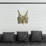 工厂p直供 Lululemon丨露露乐檬U型运动文胸 配色：苔绿 尺码：2 4 6 8 10 12