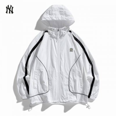 Mlb Ny洋基队 欧美专业户外山系防晒指数100+透气宽松百搭运动连帽防晒服皮肤衣外套 男女高阶潮款 网络线上 海内外人气爆款∽ 采用新颖独特外单优质料 宽松