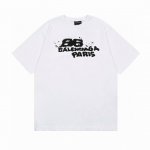 Balenciaga 巴黎世家2025 Ss 手绘涂鸦短袖T恤 本市场No.1的质量 真正天花板品质 全部原版开发注意细节图 避免被盗图商家混发 正确260G定