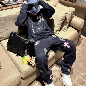 come Hearts Matty Boy Sex Records系列 限定拼皮斑马纹粉皮高街工装- Ch均需要成品水洗后再拆开手工订绵羊皮十字皮再拼接完成，整