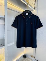 穿200斤巴宝莉Burberry 原单品质 2025最新款衣服 男装翻领短袖 精选专柜订制顶级朱地丝光棉进口面料 所有细节做工完美1比1复刻 还原正品百分百 原