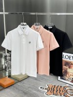 罗意威 2025春夏新品发售！男士夏季商务休闲翻领polo短袖T恤，此款为顶级丝光珠地面料，透气舒适设计元素非常好看，每一处的细节都是相当的精致跟不俗，上身大气