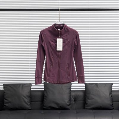 工厂p直供 Lululemon丨露露乐檬Define立领纯色瑜伽服 配色：茄紫色 尺码：2 4 6 8 10 12