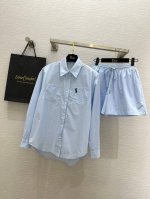 拉夫劳伦2Ss休闲时髦衬衣套装 立体剪裁版型上身超级显瘦好看 高品质定制 现货首发Size：S M L S码肩宽：53，胸围：114，衣长：76-82，裤子腰围