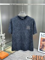 Amiri 2025Fw春夏新品圆领打底外穿T恤，立体感半袖纯棉打底，原版洗水面料，柔而有韧性。工艺处理，韧性和抗皱性能得到大幅度提高。剪裁很到位，原版刺绣工艺
