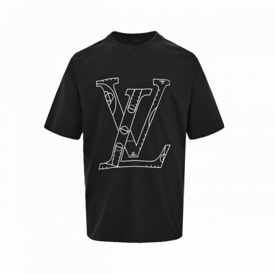 Louis Vuitton & Nba 21Ss 联名款印花Logo短袖 搭配更为年轻化风格，前幅丝网手工印花，扫图作菲林花了足足两天，多次修改菲林确保每个花型