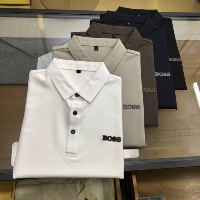 新品 B.Oss 高端polo 2025Ss春夏新品 Go 时尚休闲翻领T恤，甄选优质天丝凉爽面料，无痕切割工艺，胸前密针精致Logo设计标识，客供订织五金辅料