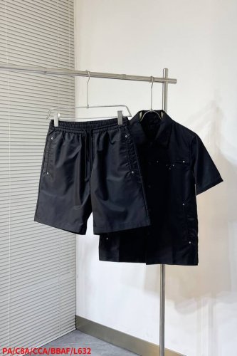 上衣 裤子 L632 paprada 25Ss夏季最新顶级短袖 原版定制面料 五金 时尚百搭 高端系列 尺码：48-56 三标齐全 不拆卖