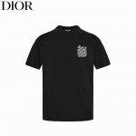 dior 迪奥 25Ss 提花牛仔口袋蜜蜂短袖 260克紧密平纹双纱大白面料 配套1*1罗纹 胸前1947标志刺绣采用进口机字母立体绣 字母清晰且线条感 刺绣效