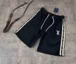 上新 Lv Louis Vuitton字母织带情侣款短裤 宽松版型 采用320克双面亲肤面料 订制Logo金属抽绳头 5公分松紧包腰 内里包条 细节满满 180