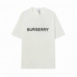 9042# 高端定制，独家最高品质版本Burb*家印花字母Logo圆领短袖T恤，采用独家定制270G原版1:1双股双纱纯棉面料，定织定染同缸无色差罗纹，定制1: