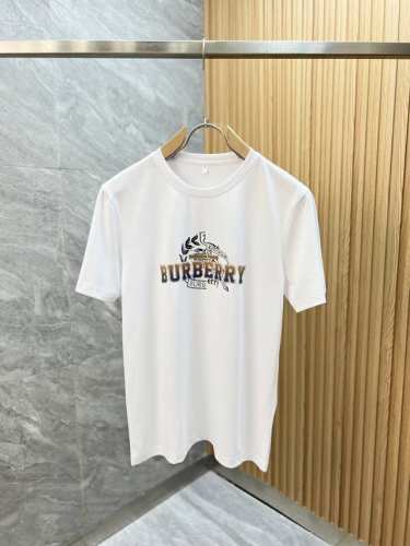 burberry 巴宝莉 2025年春夏新品上新 三标齐全 丝光棉圆领短袖T恤 好货不用过多介绍 看细节 专柜码数：M-6Xl 175 140建议Xl 修身版型