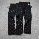 款号：H810 外套款号H811 Louis Vuitton & 路易威登 25Ss春夏新款菲董系列 Lv满印Logo蓝绿撞色彩虹渐变刺绣牛仔套装牛仔外套 教练