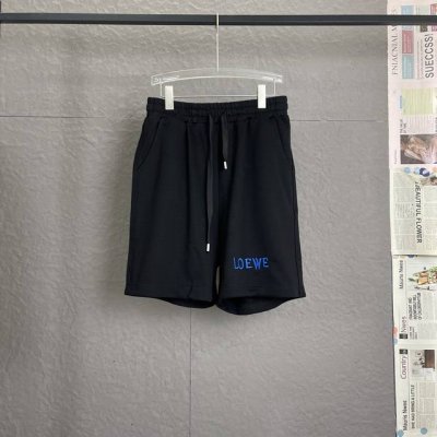 A99 lowew 罗意威 25新款 冰火人刺绣 短裤 男女同款 宽松版型 定制金属扣子 采用舒适面料水洗不开裂 原版纯棉定制面料 无任何色差宽松版型 上身舒适