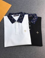 新品-V登家族男士珠地网眼棉翻领马球polo衫，香港洋行渠道货，重磅高端臻品，高奢品鉴白金级单品，25年春夏新品，经典人气单品！！ 极符合V登家美学基调的一款马