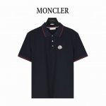 moncler 蒙口 胸口徽标刺绣短袖Polo衫 客供精仿棉打造珠地材质面料,夏季新款T恤翻领短袖Polo衫 专柜定制面料 透气舒适度高，细节无可挑剔， 胸口刺