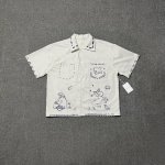 P120 A802#实拍图 Ald Lesvos Cropped Camp Shirt 衬衫 订制纽扣 辅料齐全 订制面料 240G纯棉 Size：S M L