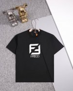 Fendi 芬迪 圆领短袖T恤 前胸图案数码直喷烫钻标识 官方同步 1:1原版开模 时尚个性 百搭潮流 纯原品质 原版洗水面料 吊牌 领标 水洗麦 三标齐全 颜