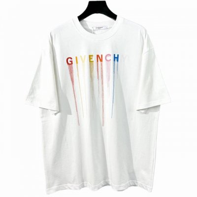 Gvc 纪梵希 2025最新款潮牌情侣款 经典Logo印花圆领T恤 春夏新品 高品质280克纯棉面料 时尚百搭经典潮款 穿着舒适 透气 时尚 不失个性 帅气有型
