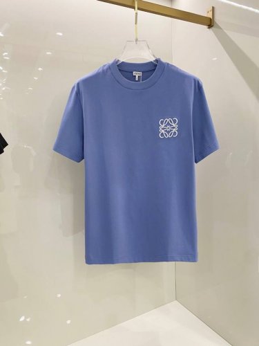 罗意威 2025早春新款男女同款短袖T恤，！定制专属纯棉面料，定制原版工艺螺纹，胸前重工字母Logo工艺设计！简约大方，从容百搭，档次极高，完美融入时尚还有风情