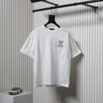 Louis Vuitton 路易威登 Lv 25Ss 牙刷绣短袖T恤 面料采用定制240G 26支特滑双股精棉平纹高密无尘全棉布料 前幅高密度加厚 走线平整 代