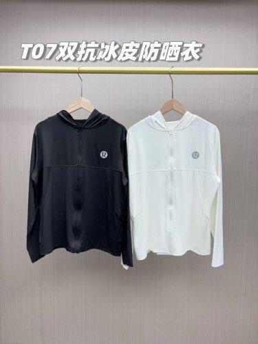 Upf140+，顶级凉感原纱，超薄不透不闷，Lulu2025新款女士双抗冰皮连帽防晒衣，冰蛮骑行防晒服，户外防紫外线空调开衫！防止肌肤光老化，从防晒衣开始，轻便