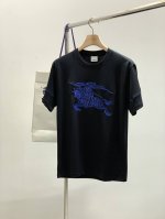 burberry 巴宝莉，2025夏季最新品，专柜同步有售，原单狠货，时尚休闲翻领短袖T恤，进口原版面料，上身舒适透气，顶级刺绣工艺字母图案装饰Logo，档次极