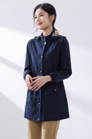 B家新款风衣外套 记忆丝防水面料 款号 129961 颜色 宝蓝色 尺码 S M L Xl Xxl Xxxl