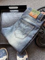 200 专柜顶奢牛仔裤！ 人气爆款！Louis Vuitton/路易斯威登专柜顶奢重工水洗蓝牛仔裤！恒隆在售万元级，款号：9268 lv家今年最新优选特级新疆长