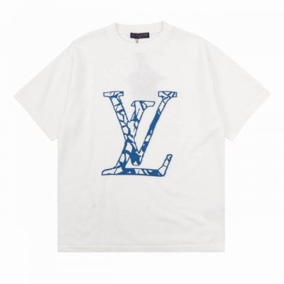 Louis Vuitton路易威登 滑雪系列提花圆领短袖 Size：S-L