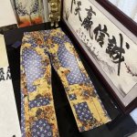 oc-715 LvSs最新品春季新品老花满印提花渐变牛仔裤长裤，专柜同步有售，原单狠货，水洗休闲牛仔裤，进口原版水洗弹力面料，舒适有弹性，原版五金辅料装饰Log