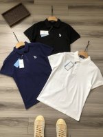 haz*Ys丨三色小哈家 皇冠狗小标Logo胶印 男款商务休闲翻领polo衫. 颜色 白色 黑色 藏青. 材质 棉纶 锦纶 氨纶混纺面料 辅料 三标齐. 工艺